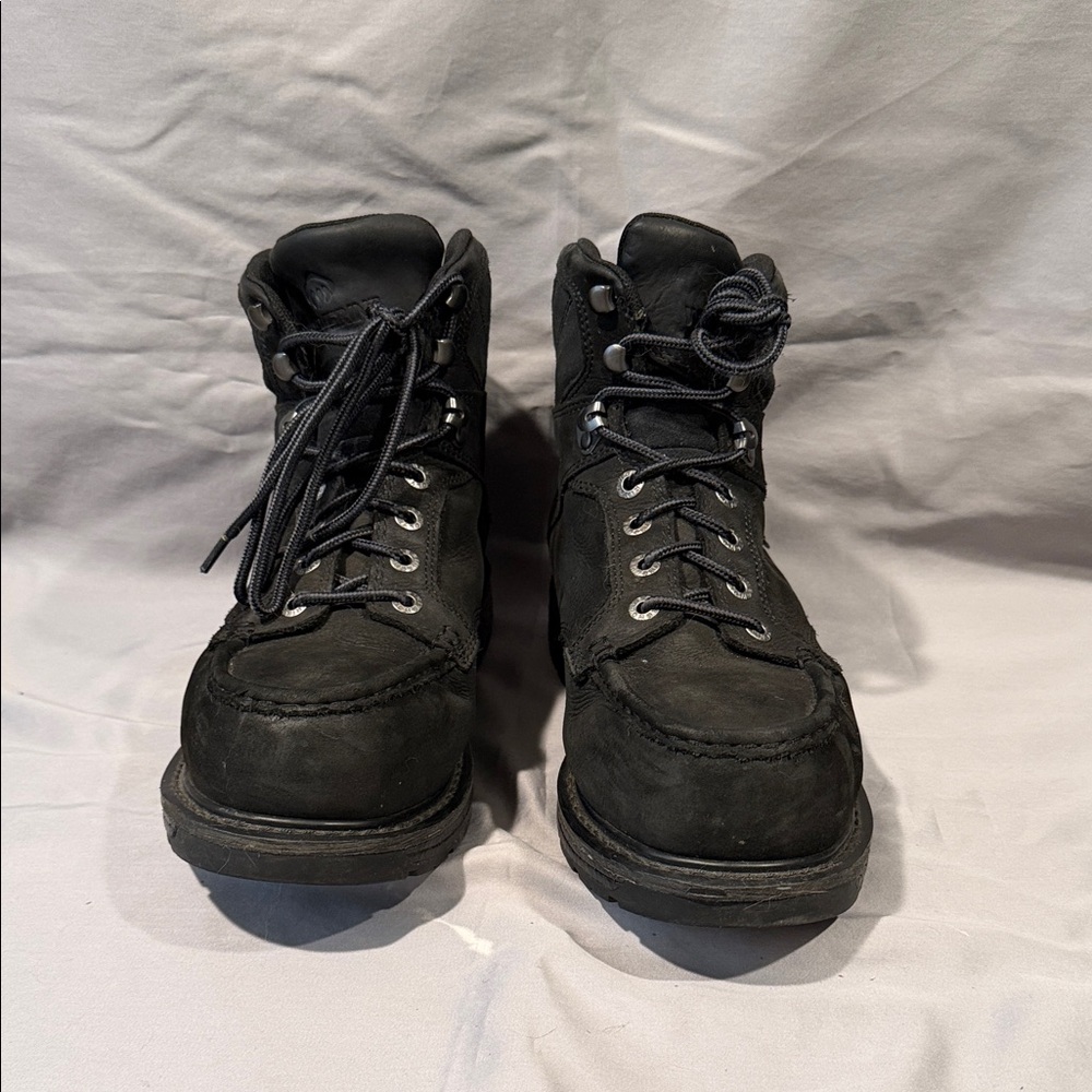 Wolverine Floorhand Waterproof Steel Toe Men's Black Leather Boots